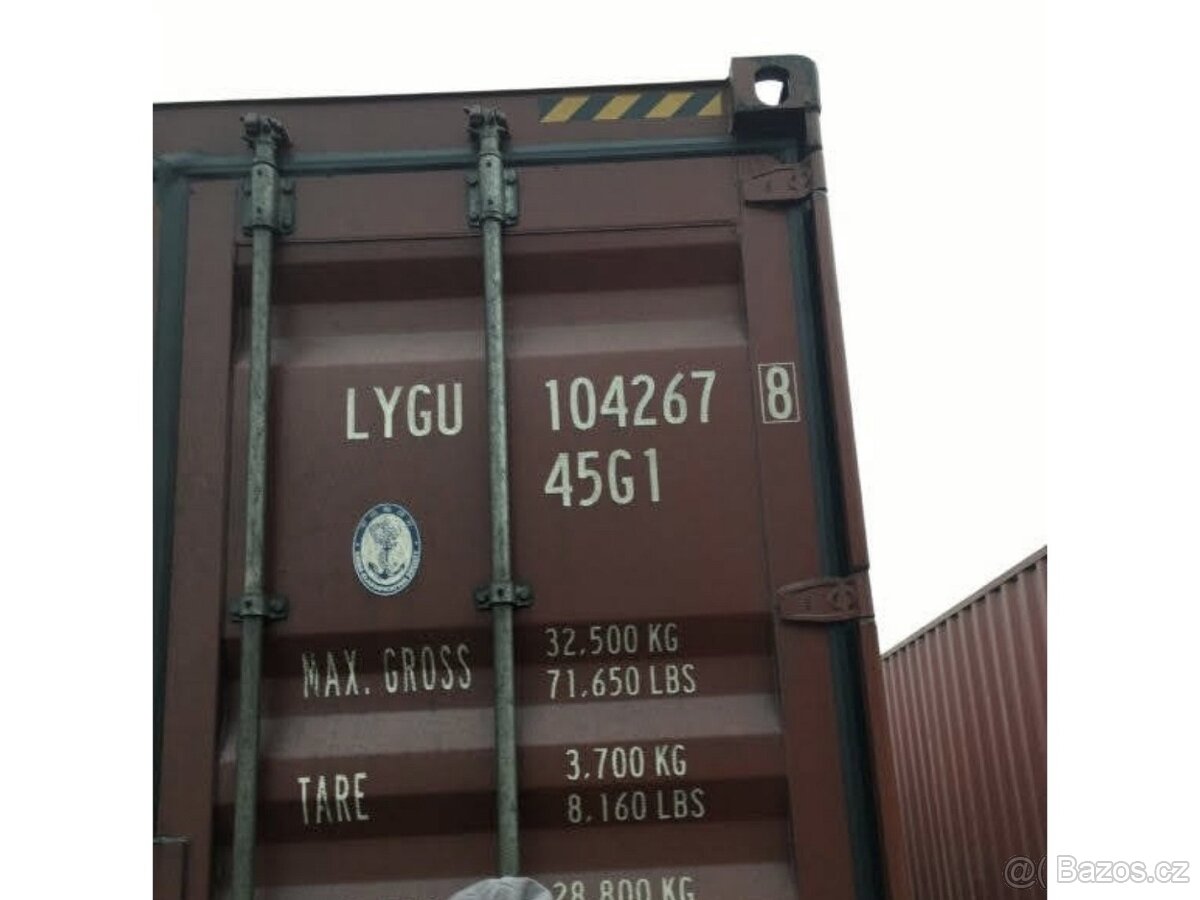 Lodní kontejner 40'HC - použitý, rok výroby 2022