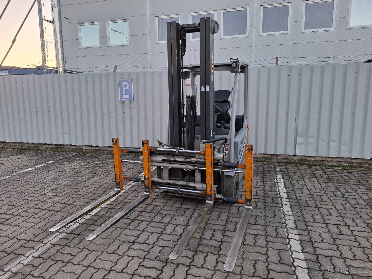 Dvojité stavitelné vidlice + boční posuv