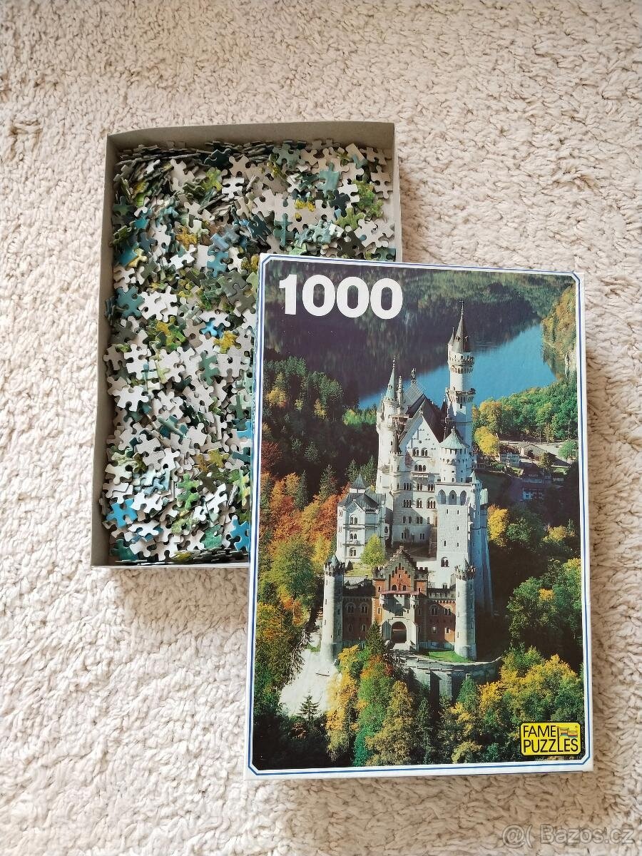 Puzzle s motivem zámku 1000 ks - jak NEW