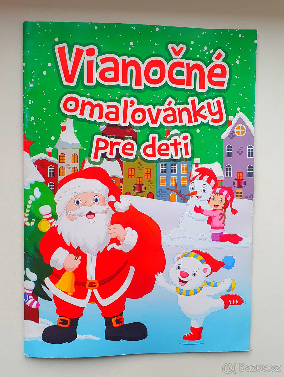 Vánoční omalovánky pro děti.