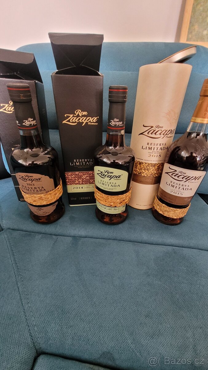 Ron Zacapa Reserva Limitada 2013, 2014, 2015