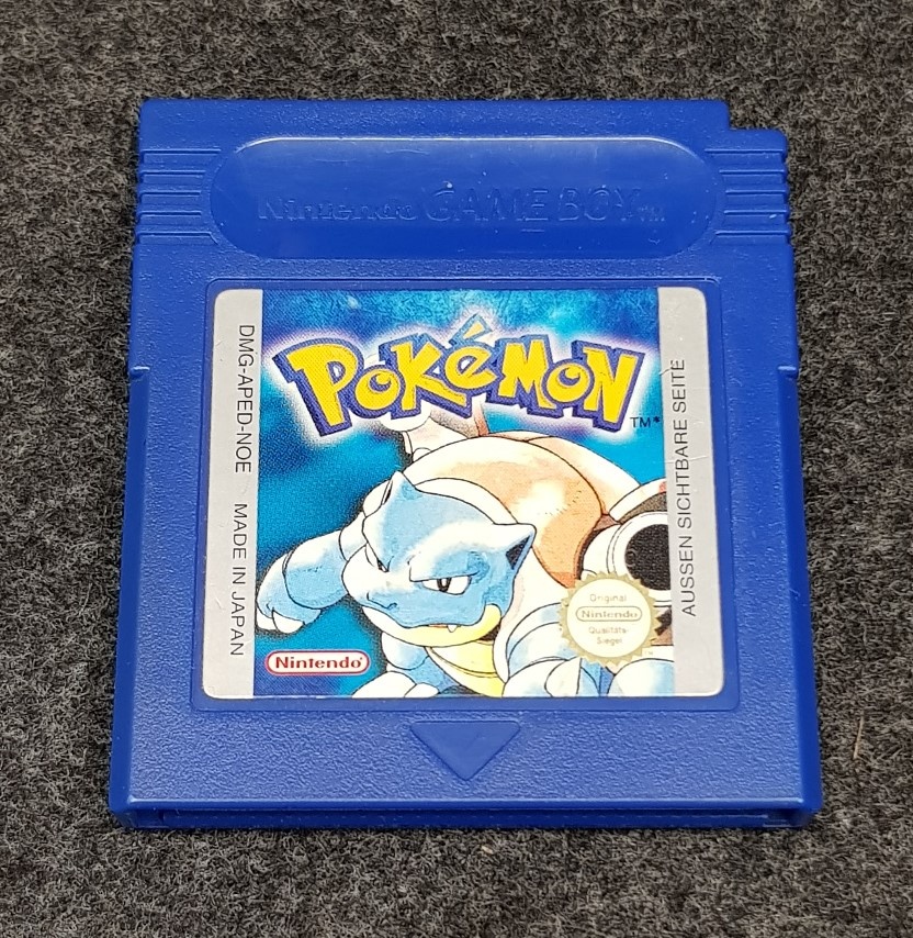 Hra Nintendo Game Boy Pokemon Blue, vyzkoušená