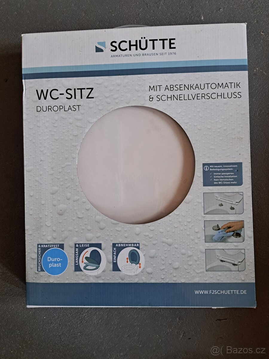 Záchodové WC sedátko - Schütte EASY CLIP 4008431823003