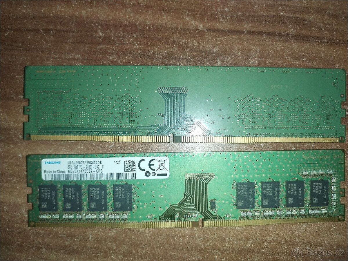 2x 8GB RAM DDR4