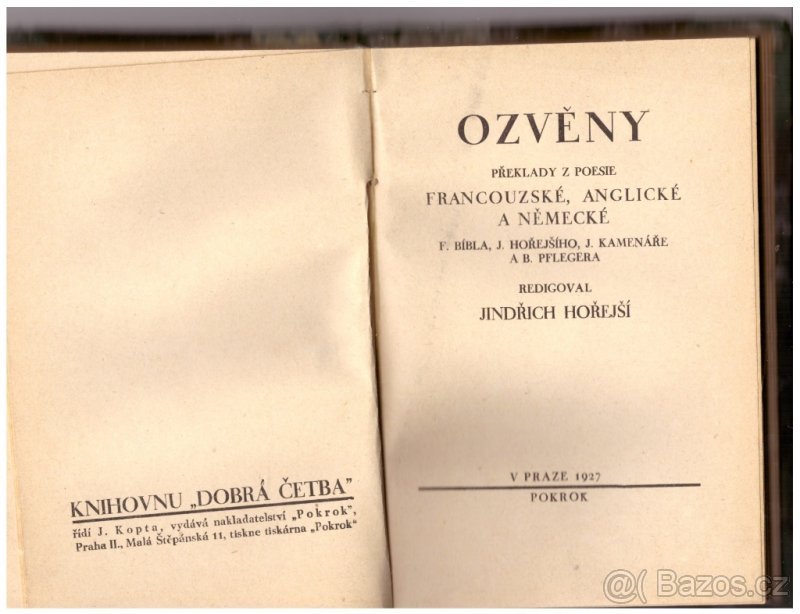 Jak rok běží, Ozvěny ( r. 1930 a 1927)