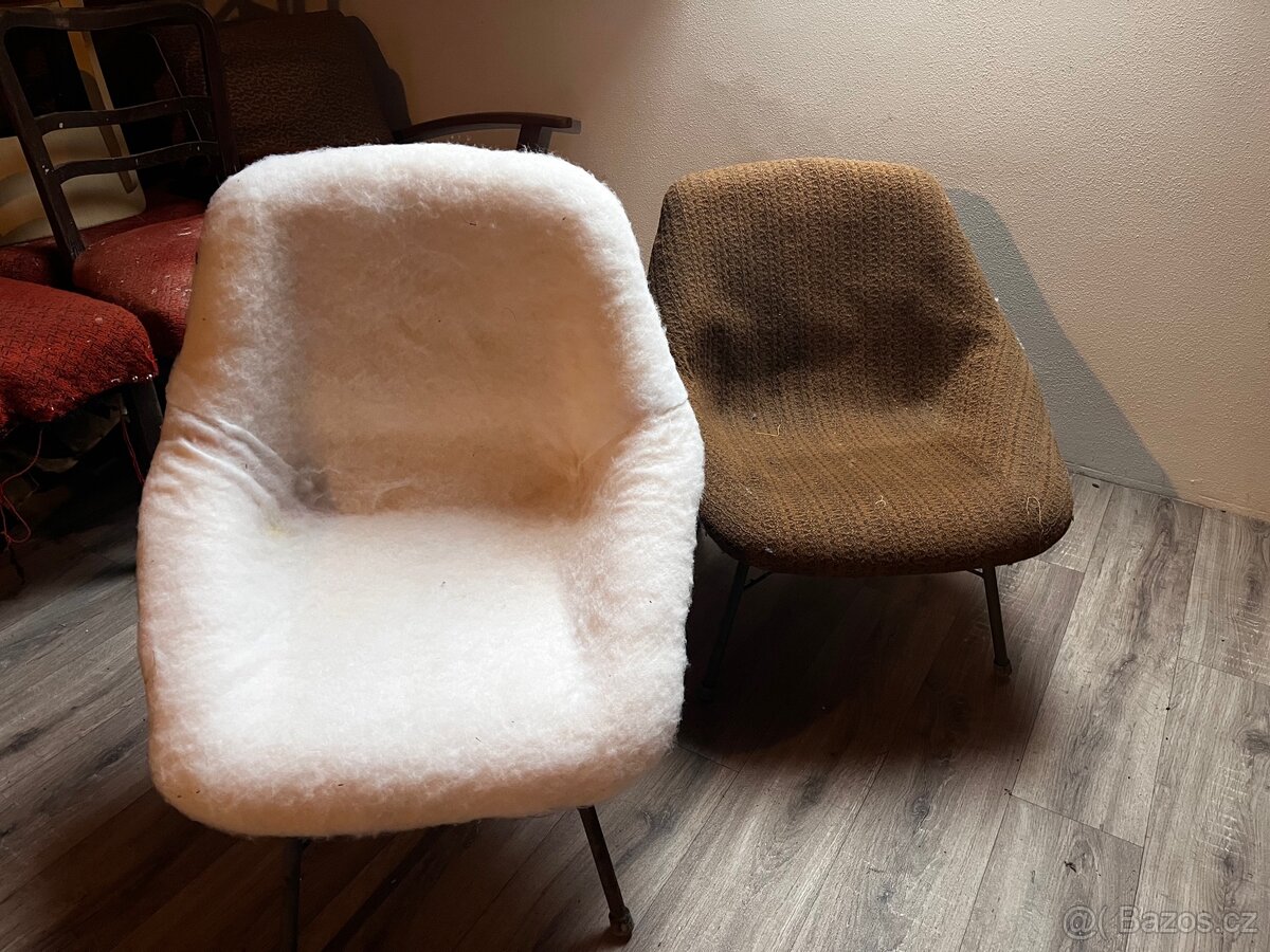 Retro křesílka, krásný design