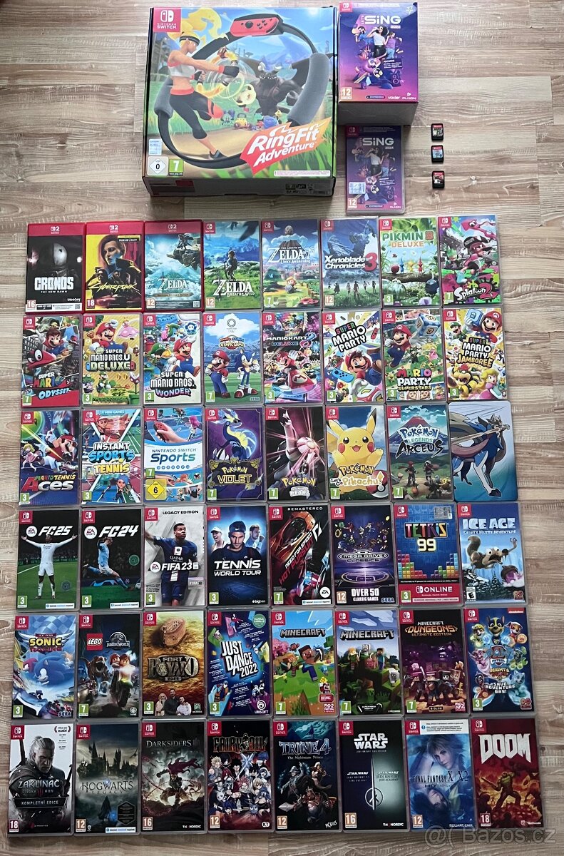 Sbírka her Nintendo Switch