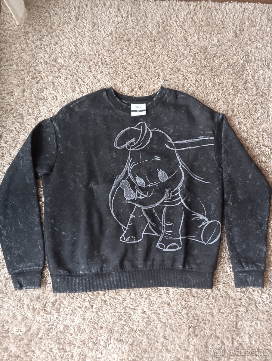 Černá mikina Disney