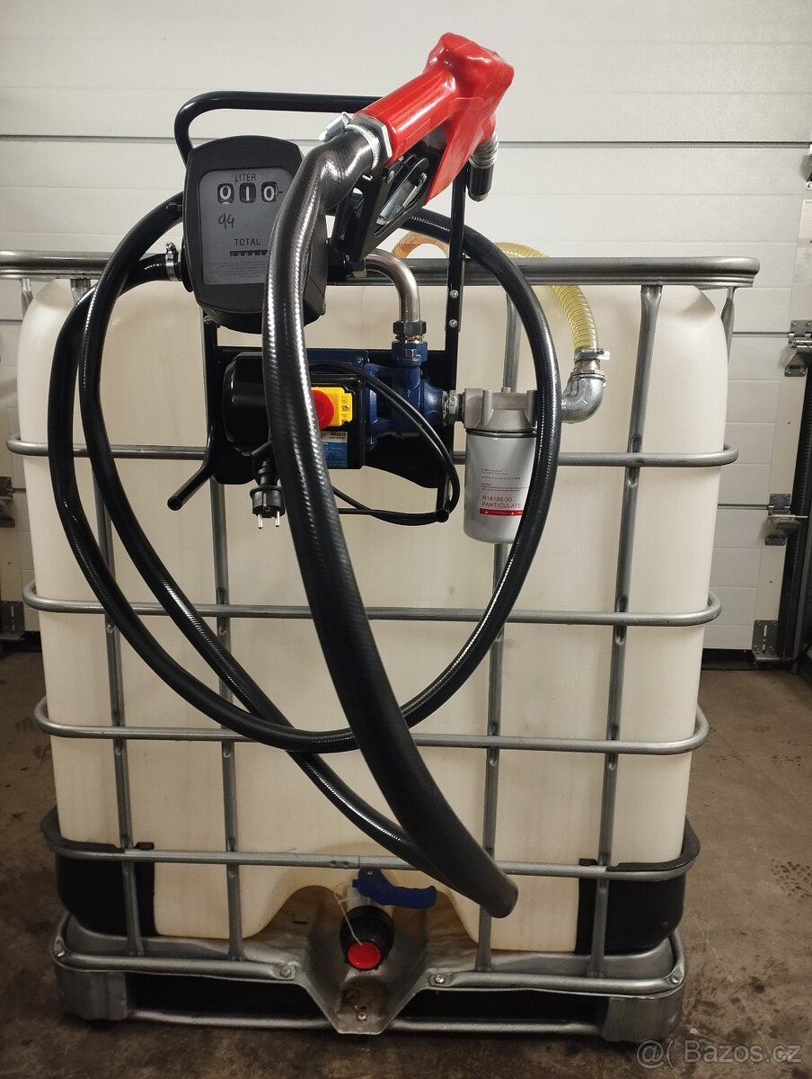 Čerpací stanice, IBC nádrž na naftu 1000l PHM