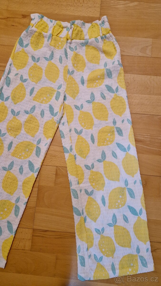 Dívčí letní kalhoty 140 10let