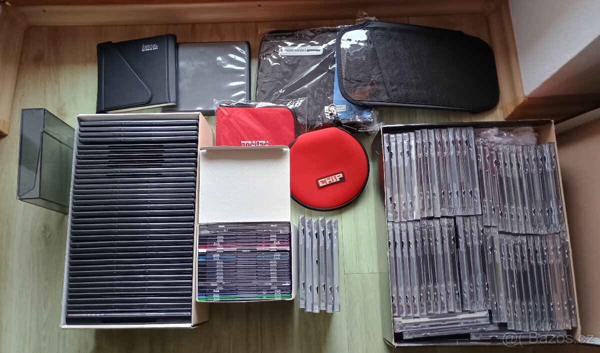 CD a DVD obaly + pouzdra