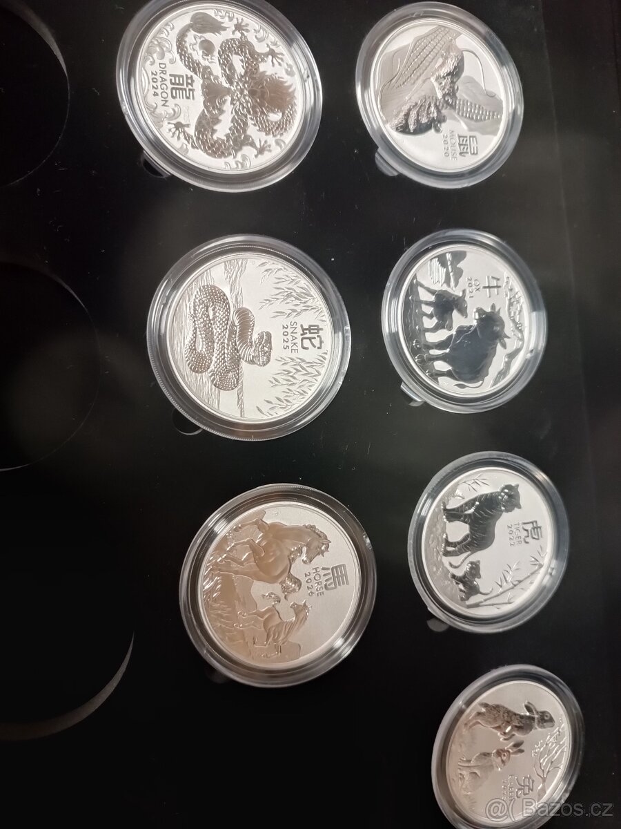 Investiční stříbro, investiční mince