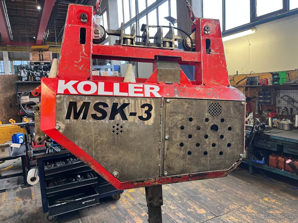 lesní lanovka - motorový vozík KOLLER MSK-3