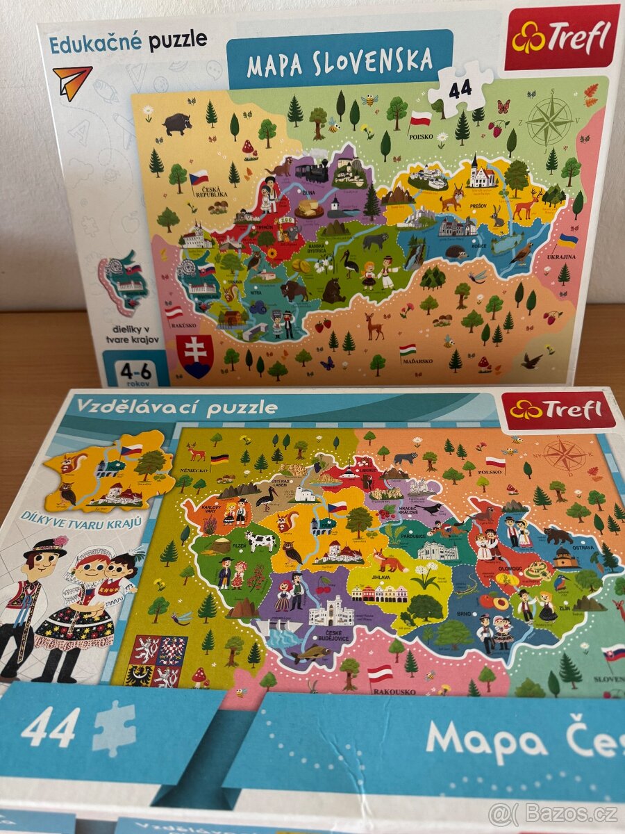 Vzdělávací puzzle Česka a Slovenská republika