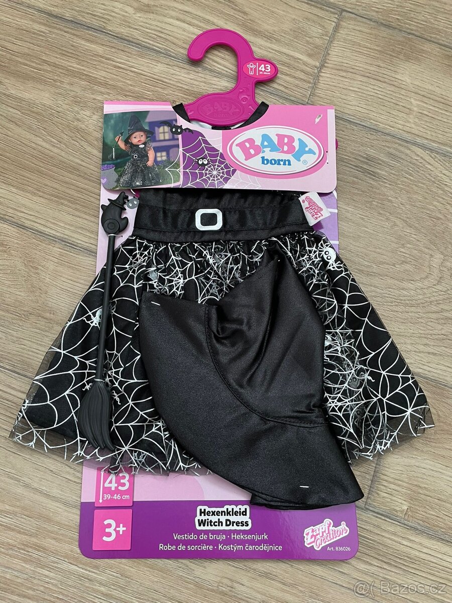 Kostým čarodějnice Baby Born