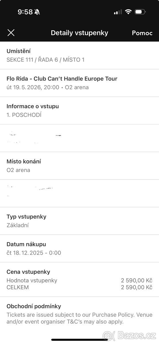 vstupenky na koncert Flo Rida - Club Can’t Handle E