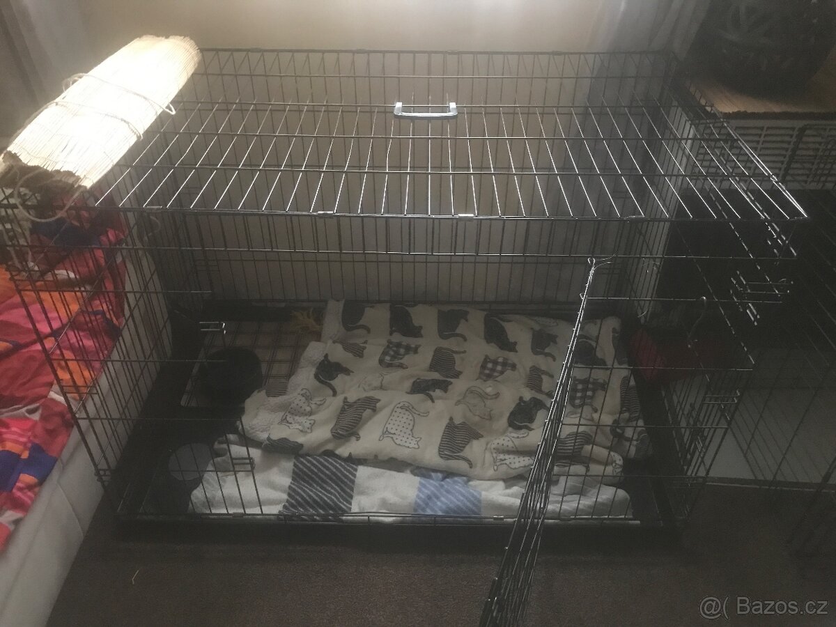 2 krát klec pro psa