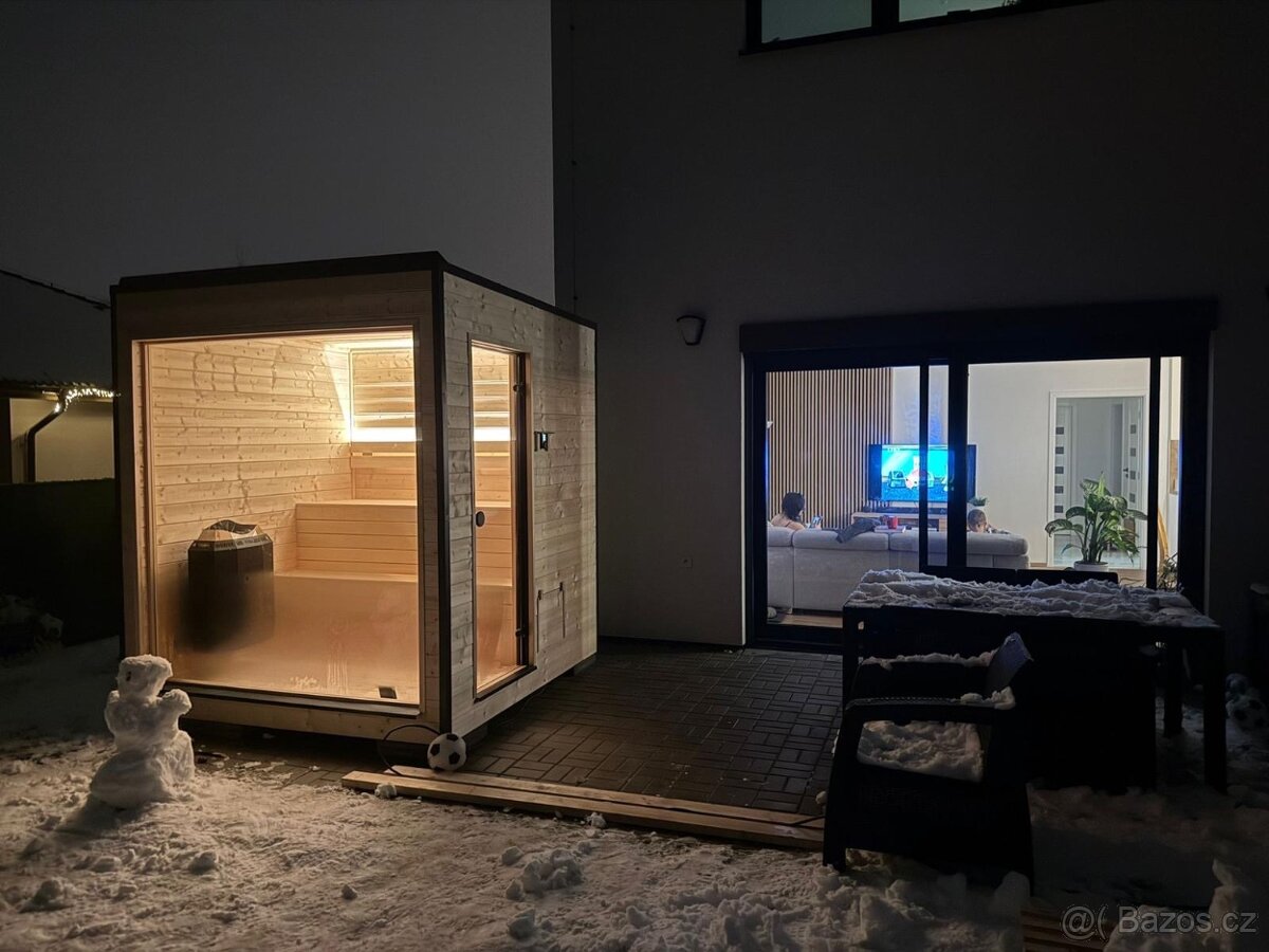 Venkovní finská sauna