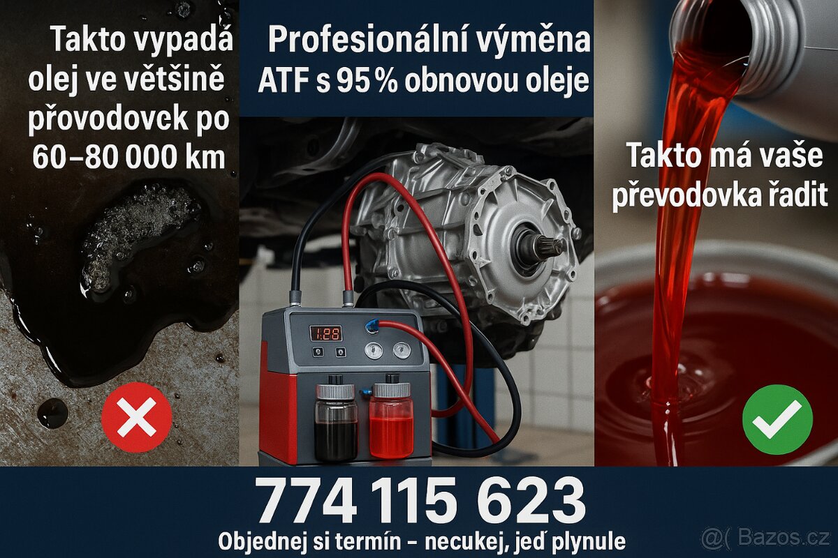 Výměna oleje v automatických převodovkách