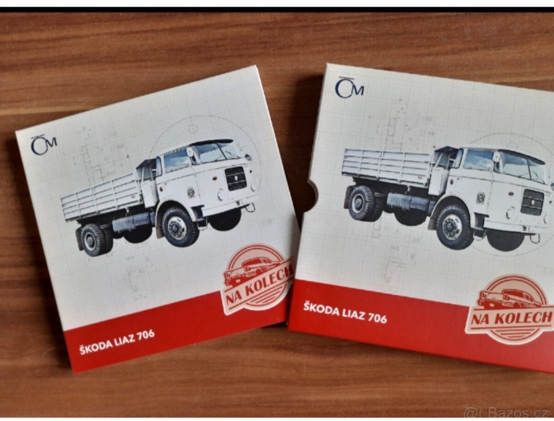 Stříbrná mince Liaz 706 - "Na kolech"