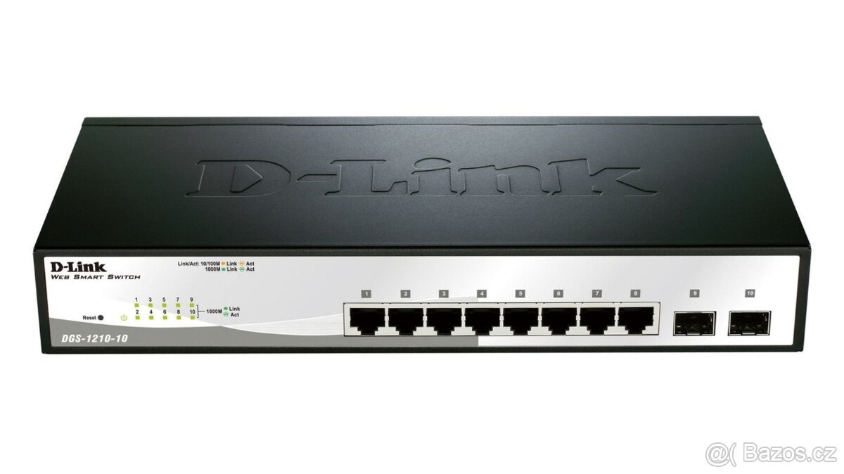 D-Link DGS-1210-10 za 28% původní ceny