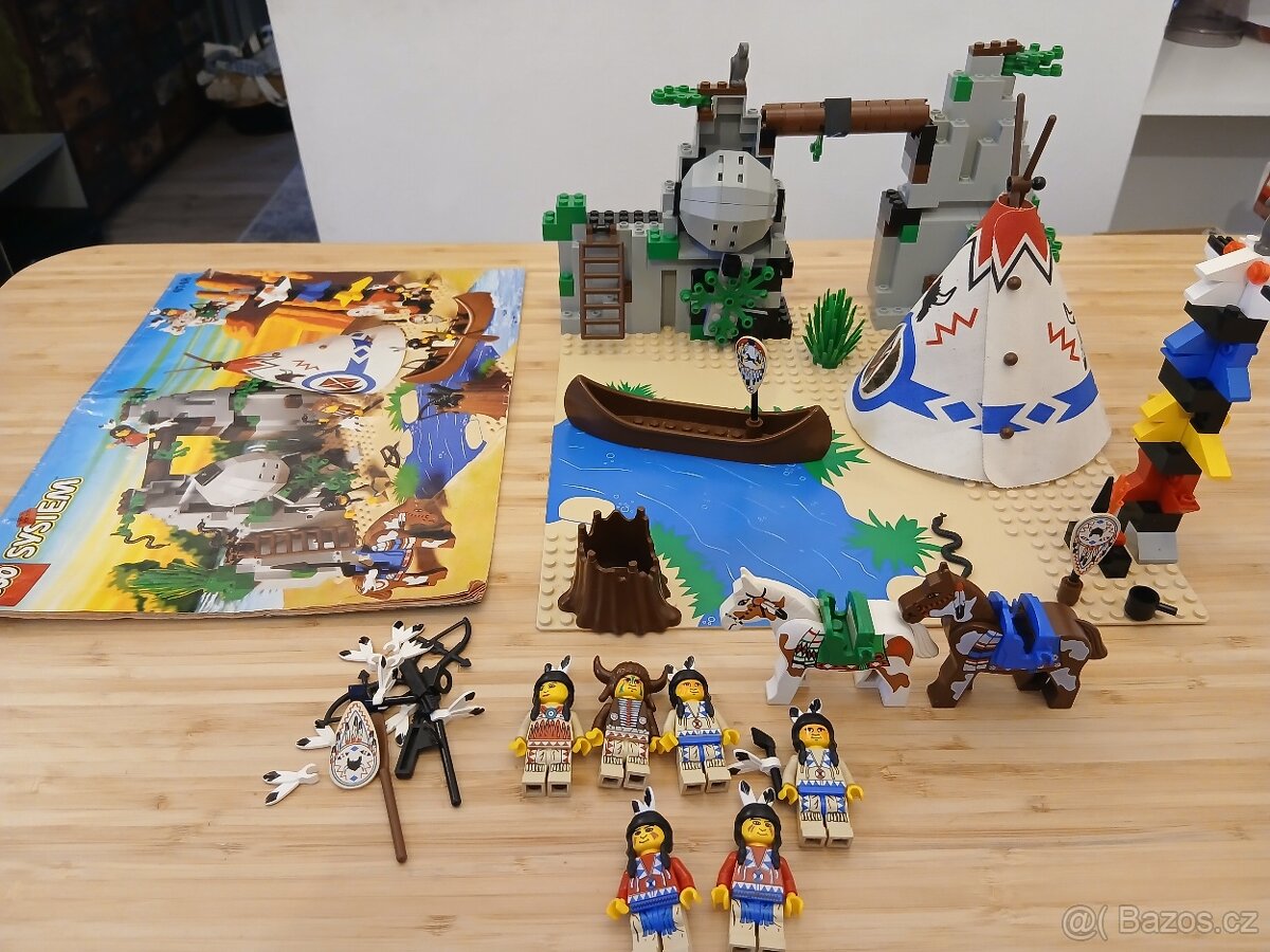 LEGO WESTERN.Indiáni BOULDER Cliff 6748 raritni set