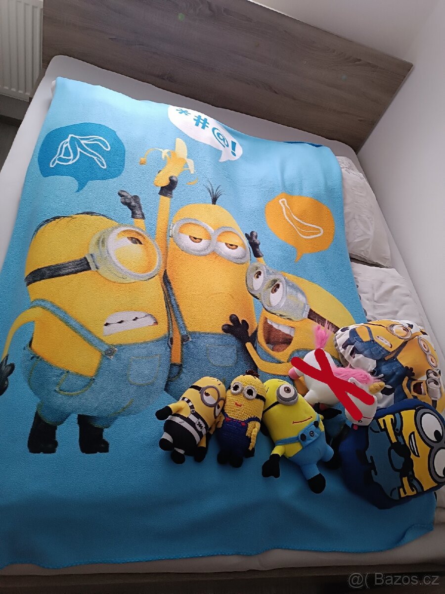 Mimoňi - deka, polštářky, plyšáci