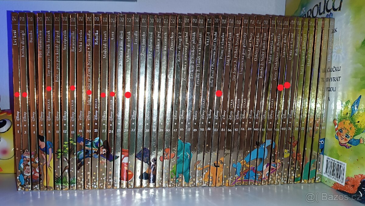 Disney - Zlatá sbírka pohádek kus 40 Kč