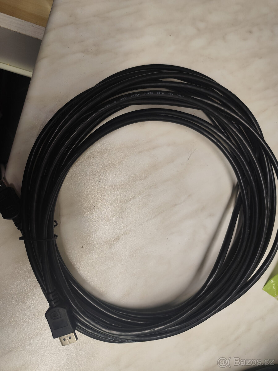 DISPLAY PORT + DVI-D Kabely 10m