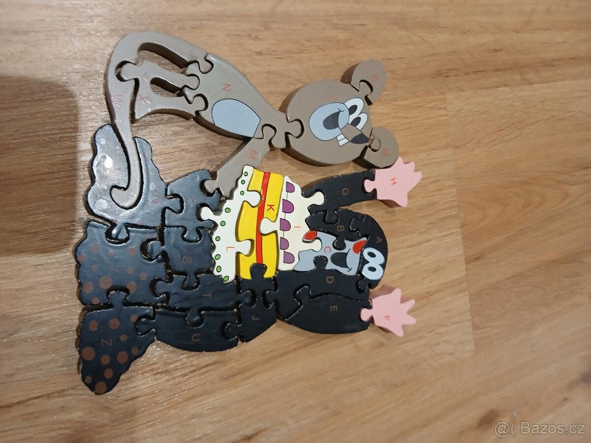 Dětská skládačka krteček