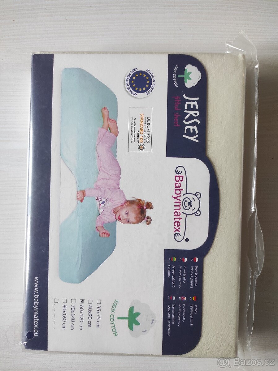 Jerseyové prostěradlo na dětskou postel