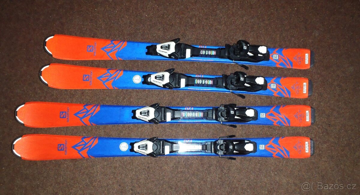 Dětské carvingové lyže Salomon vel. 110,120 cm