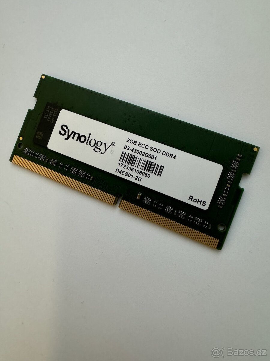 RAM Synology 2GB DDR4, SODIMM, ECC (D4ES01-2G)