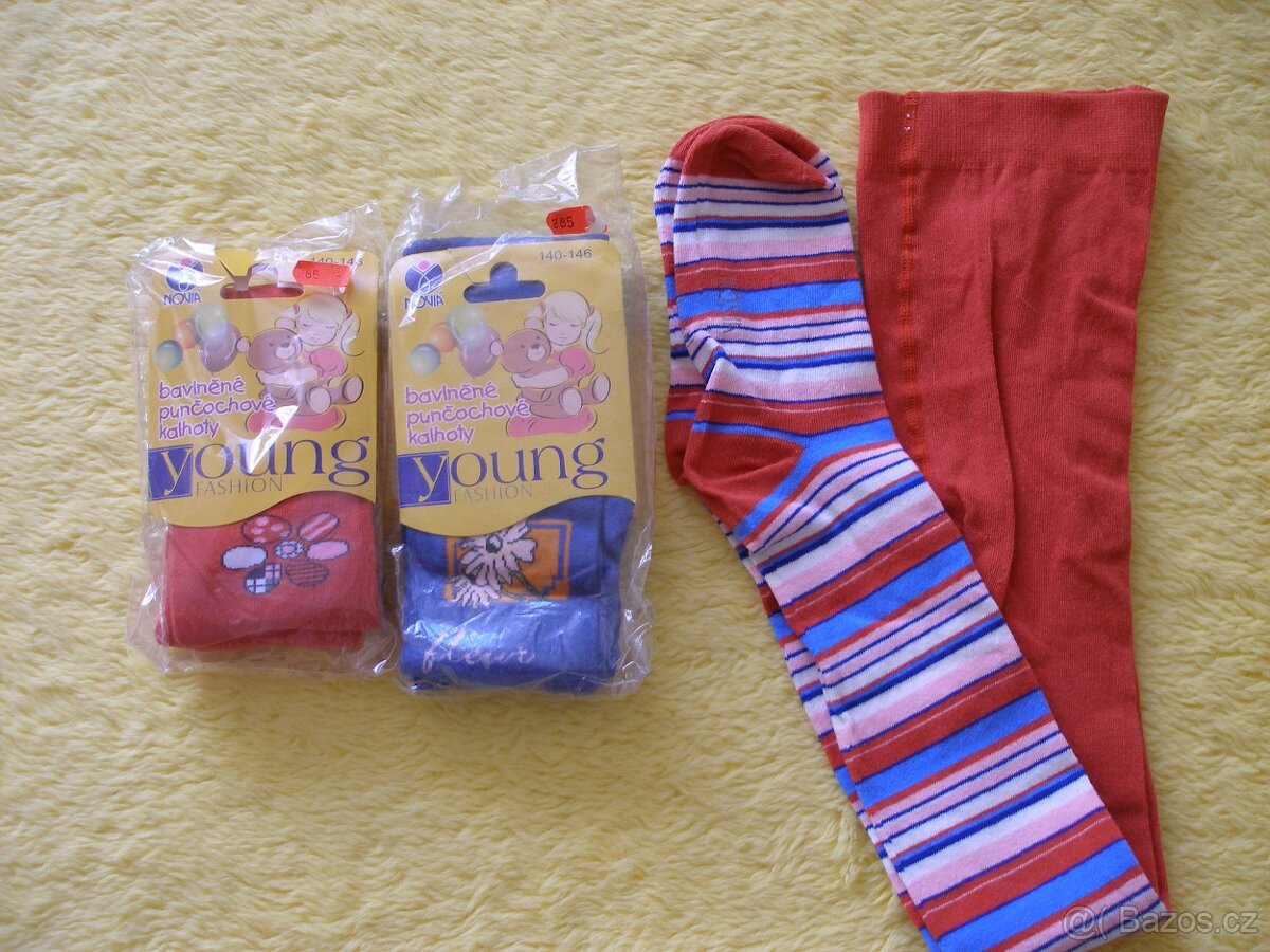 Nové dětské punčocháče zn.Novia vel.140-146