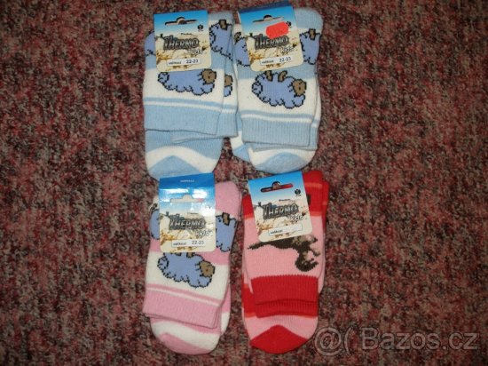 Dětské ponožky froté vel. 22-23