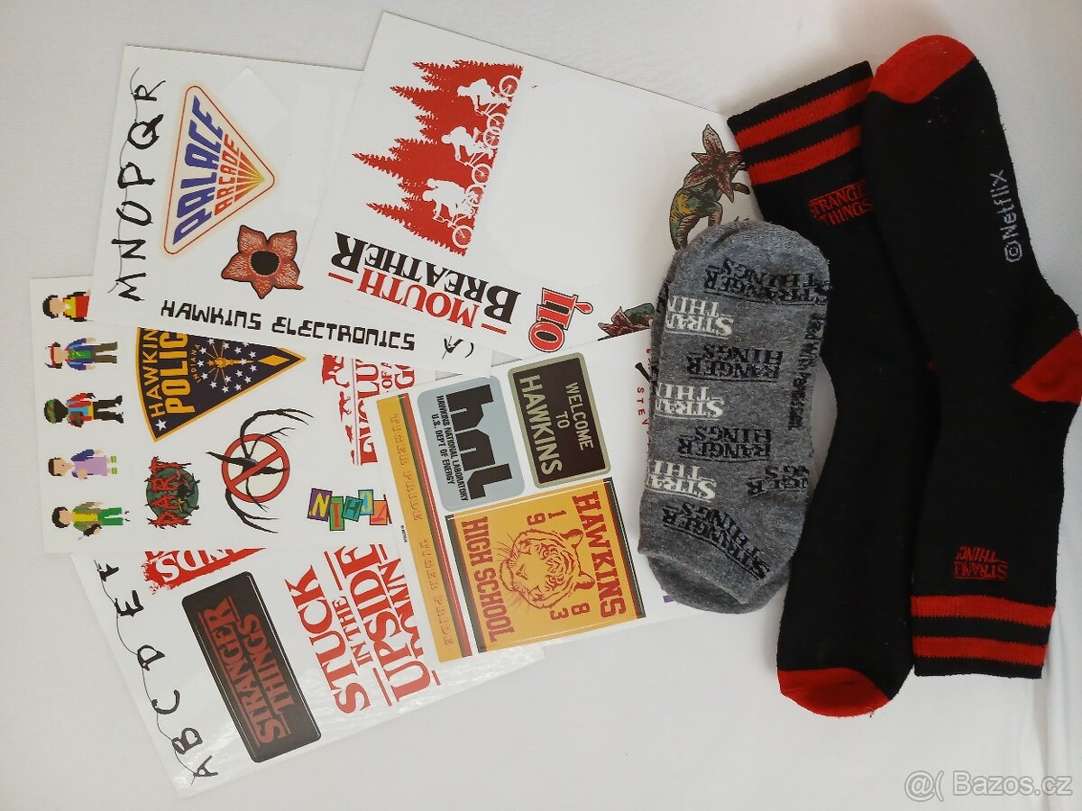 Stranger Things samolepky