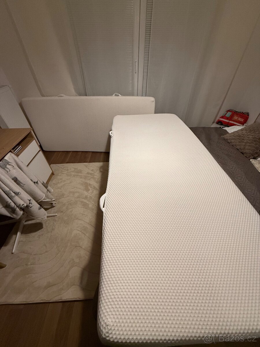 Prodám 2× matraci Abygda 90×200 – tvrdá