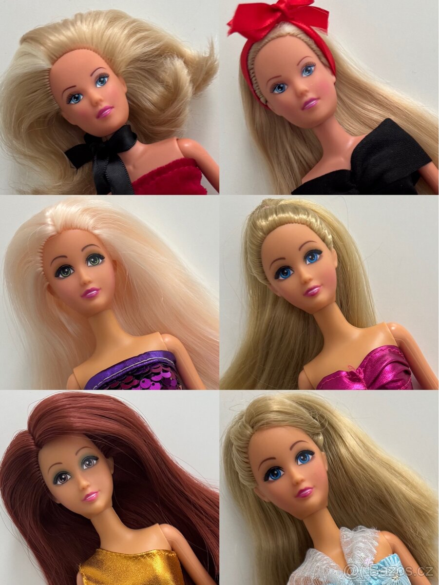 Panenky typu Barbie (různé)