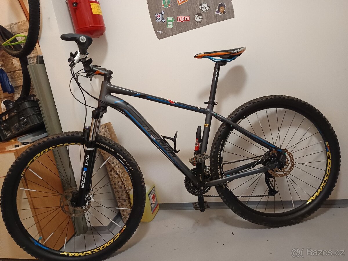 MERIDA Big.Nine 40 Matt Dark Silver (Blue/Blk)