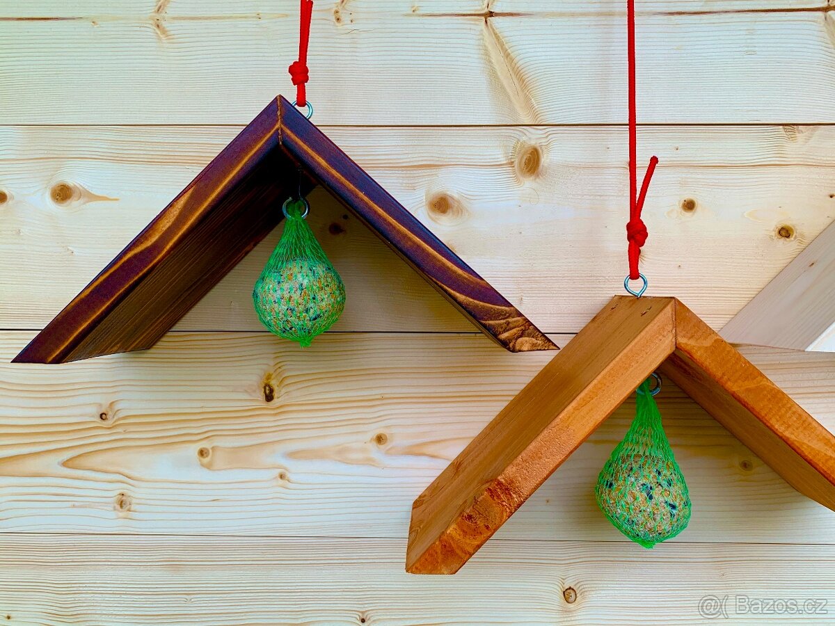 Krmítko pro ptáky - ruční práce