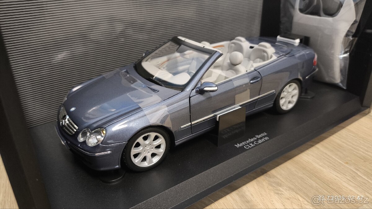Model Mercedes-Benz CLK 500 Cabriolet 1:18 Kyosho