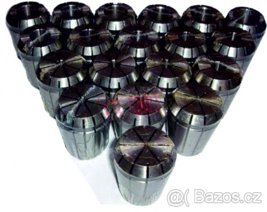 Sada kleštin ER32, 19 kusů o rozměrech 2 - 20 mm