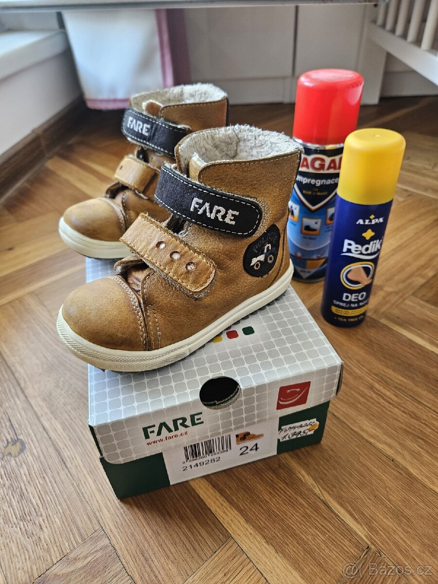 Zimni detske boty FARE vel.24