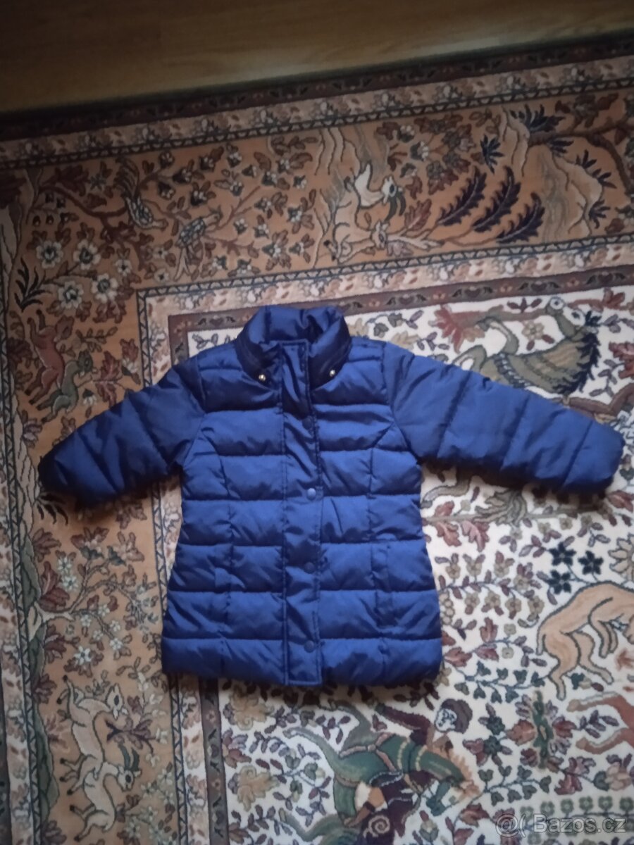 Dětská zimní bunda modrá