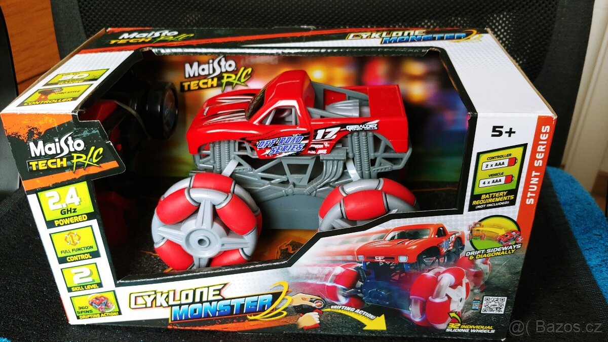RC Maisto Cyklon Monster pro driftování - dálkové ovládání