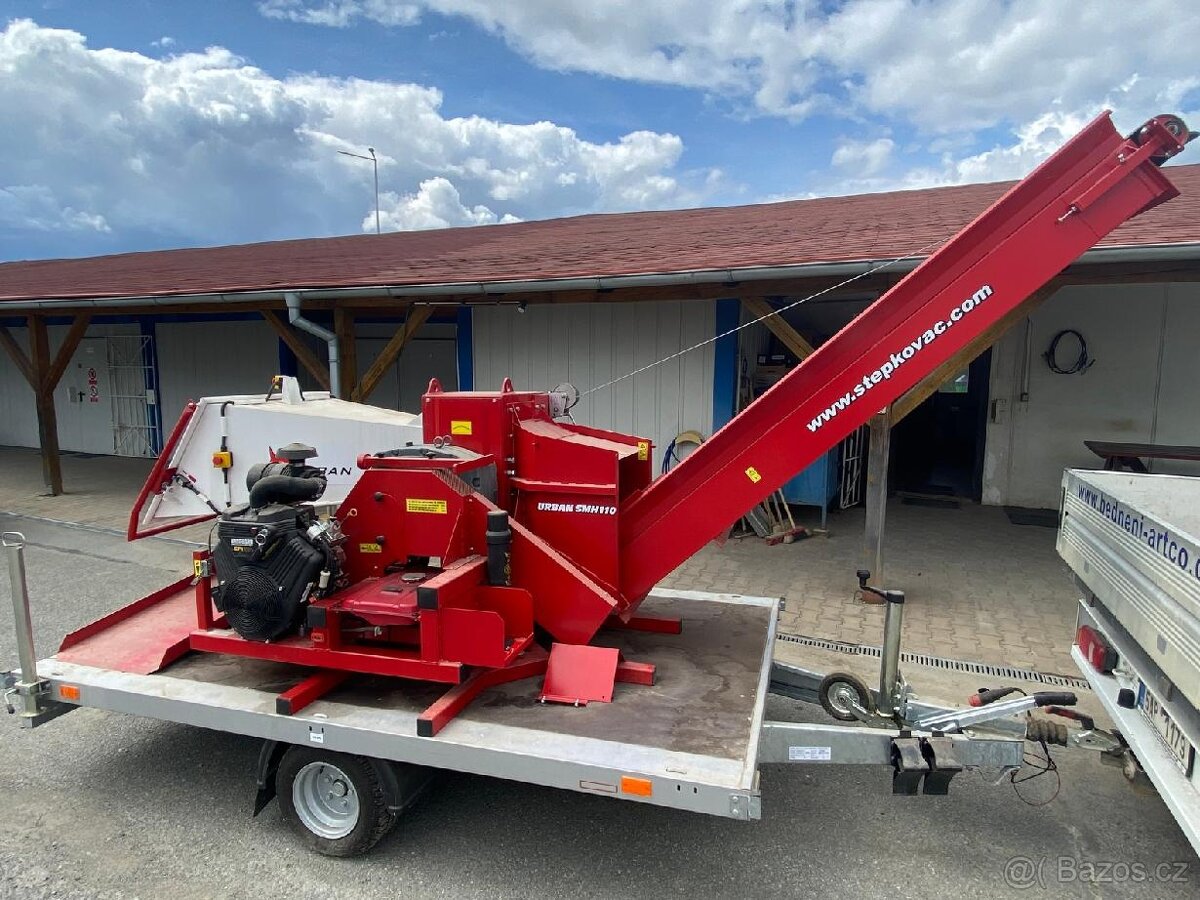 Štěpkovač URBAN SMH110 37 HP S DOPRAVNÍKEM 2,6 M