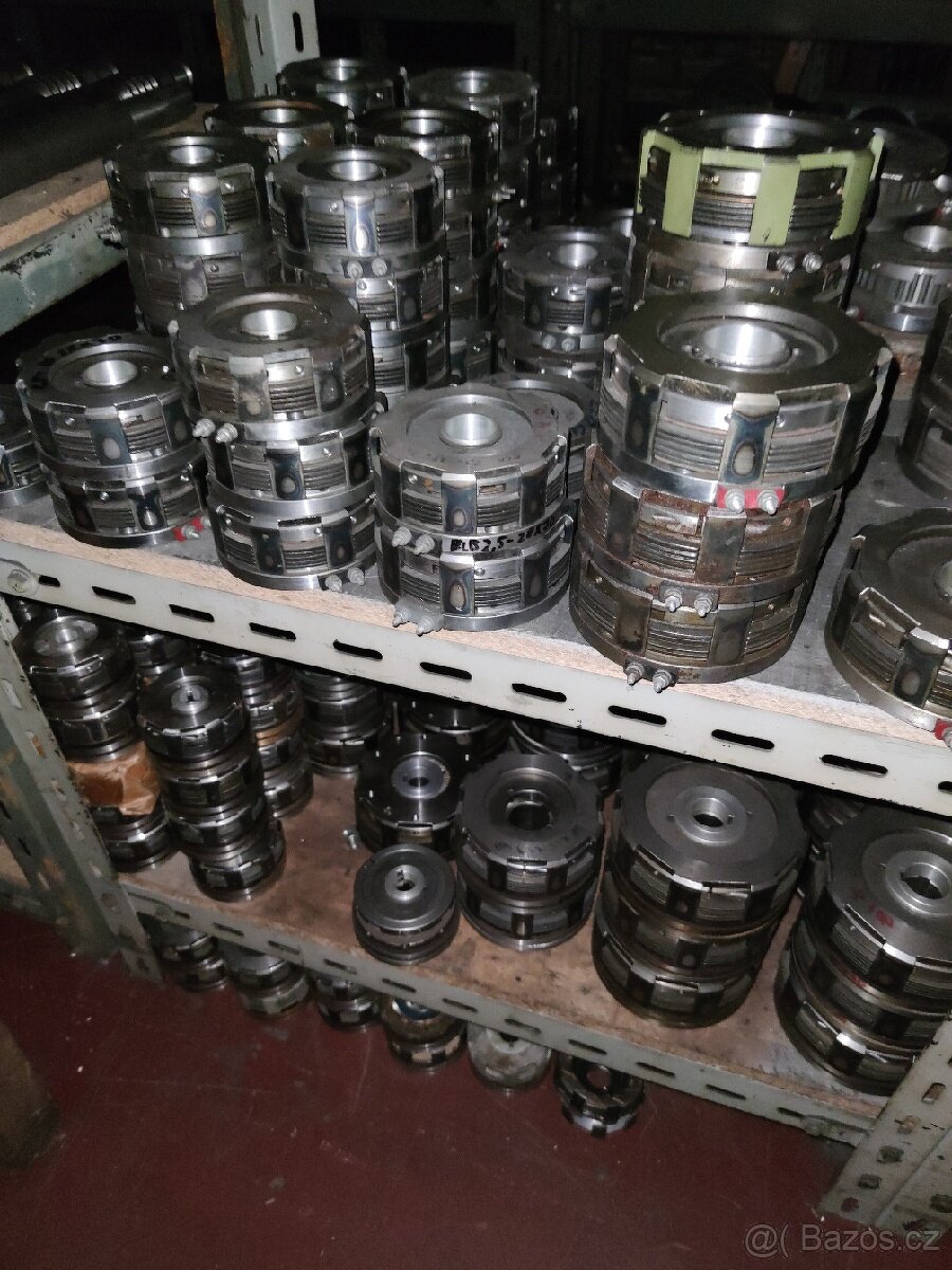 Elektromagnetické spojky ELS, dvoukroužkové ELK, brzdy ELB