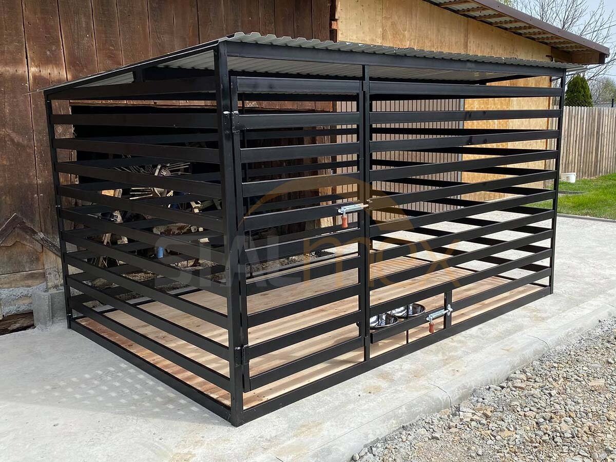 kotec pro psa černý,dodání a montáž v ceně.