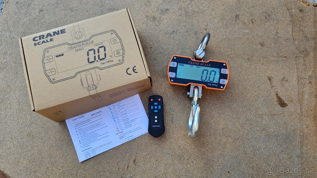 Závěsná váha OCS-S4 do 2 tun s ovladačem