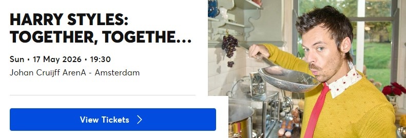 Harry Styles, Amsterdam, 17. 5. 2026 - VIP GA LEFT